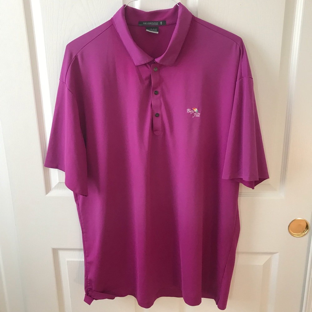 Tiger Woods Nike Bay Hill Golf Shirt, Size XL